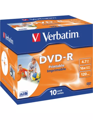 Verbatim DVD-R/4.7GB 16x AdvAZO JC 10pk print